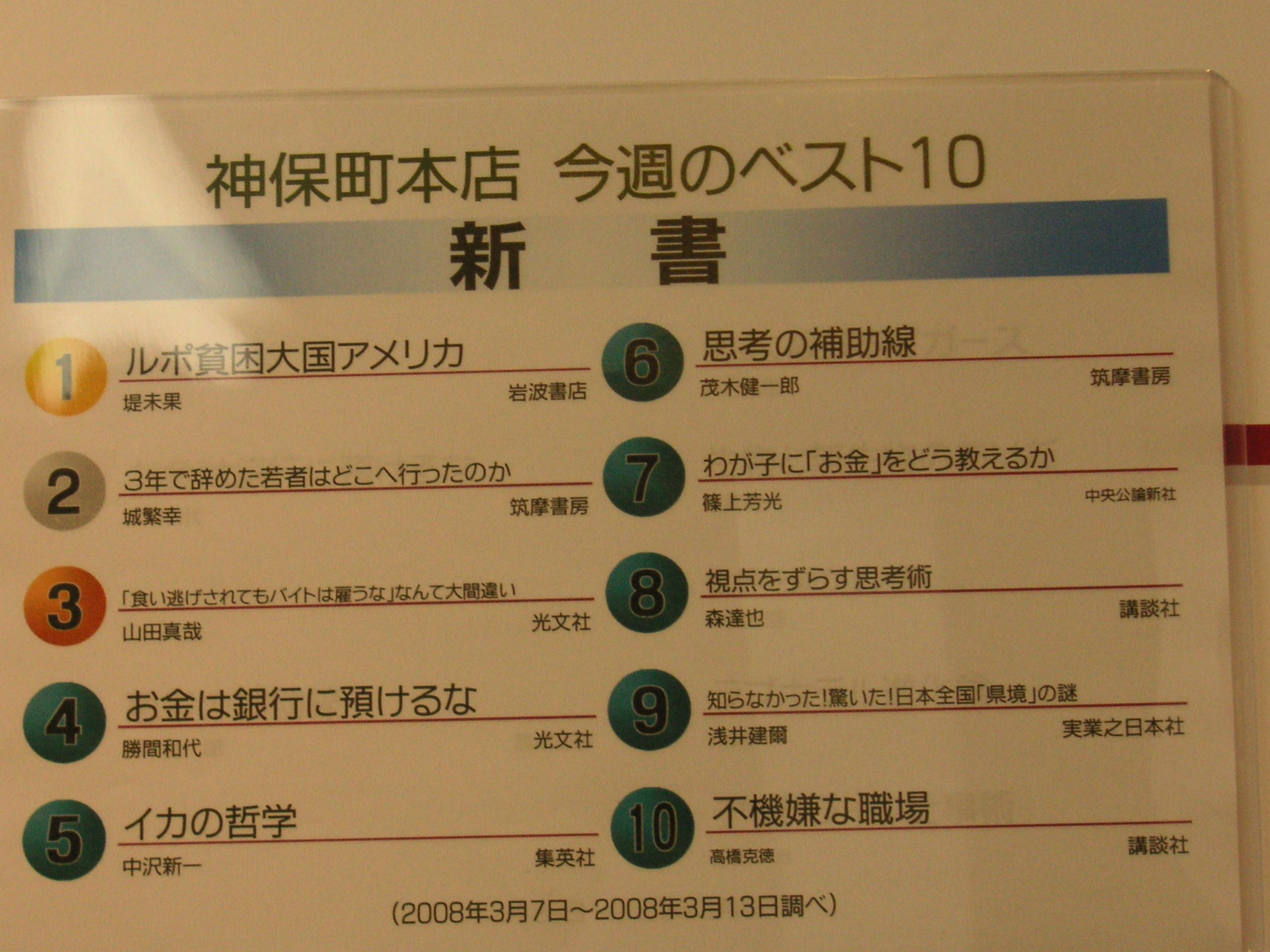 【ＹＳＰ塾　お茶の水】大学受験問題・大学受験公開模試の本文にも引用されました。第７位です。