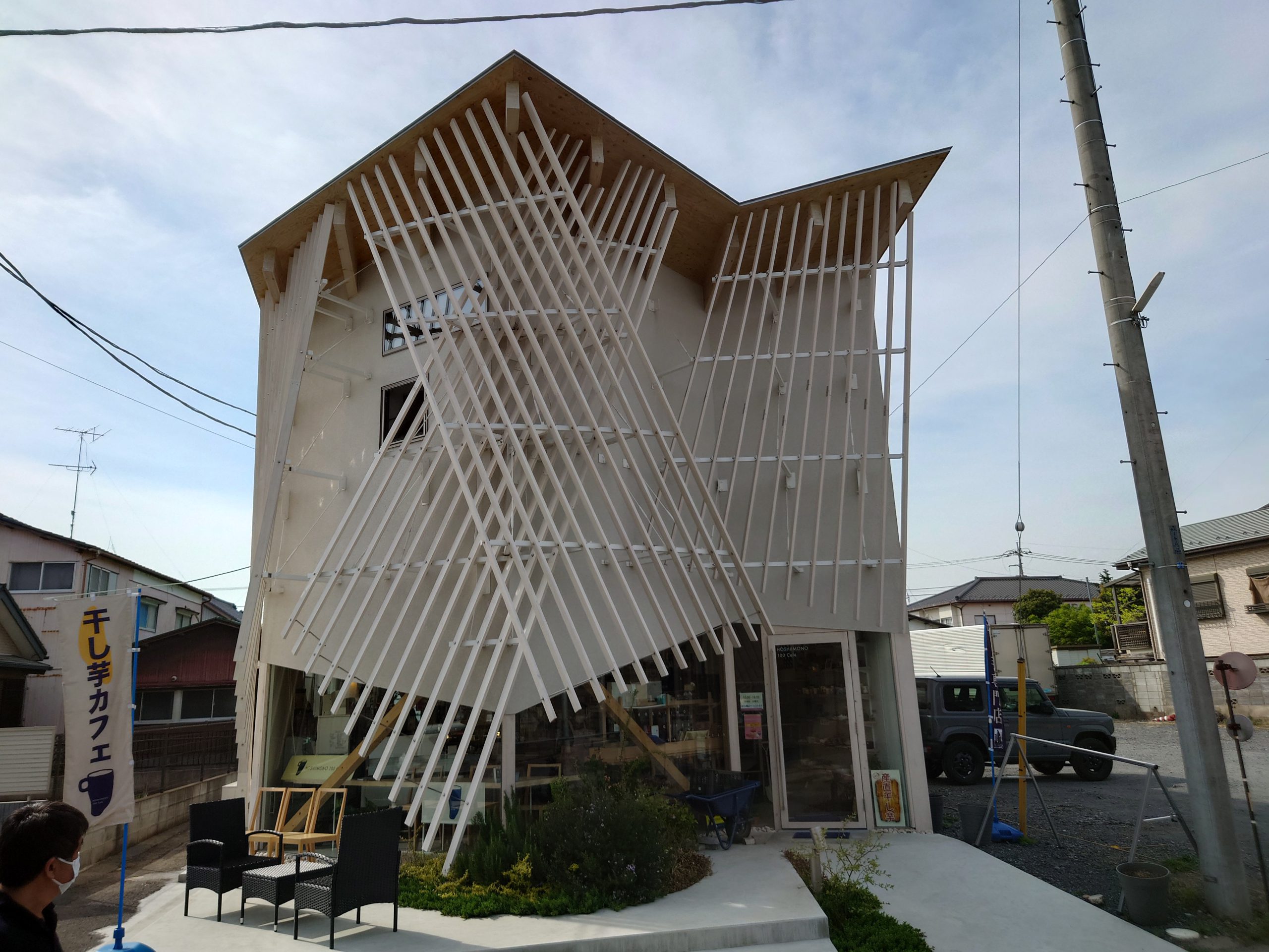 隈研吾さん設計の「干し芋カフェ」茨城県境町