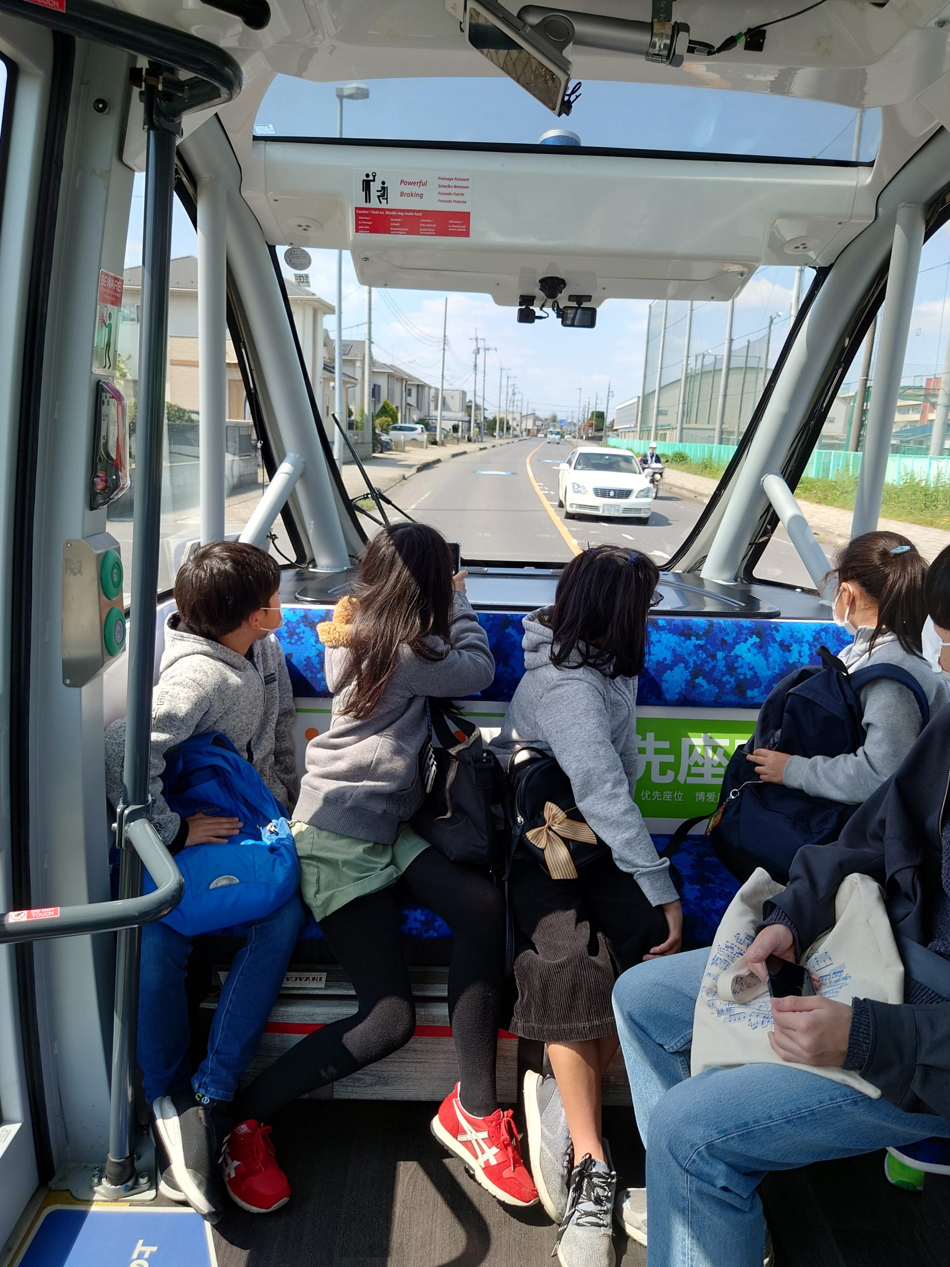 茨城県境町での自動運転バスの試乗体験②